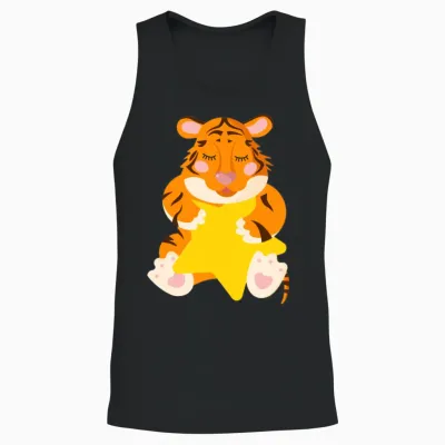 Beautiful Star Unisex Tank Top - Black