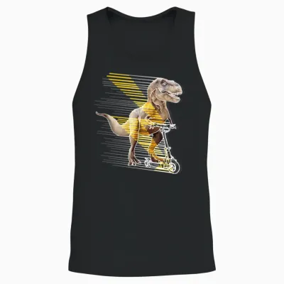 Escooter Electroroller E-Roller T-Rex Bestseller Unisex Tank Top - Black