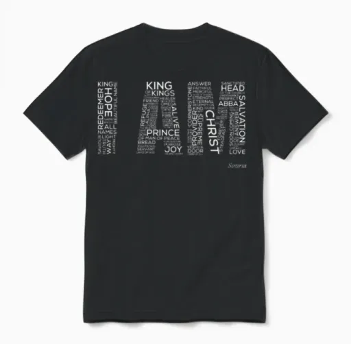 I Am Names of Yahweh Yhwh God Christian Faith Bibl Unisex T-Shirt in Black