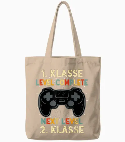 1. Klasse Level Complete Next Level 2. Klasse Tote Bags - Natural
