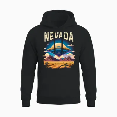 Area 51 Unisex Hoodie - Black