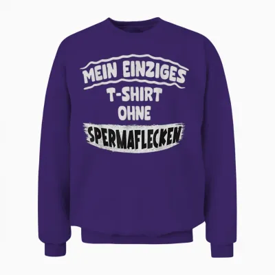 Lustiger Spruch - Sex Spruch Unisex Sweatshirt - Purple