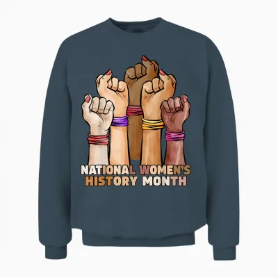 National Womens History Month for Womens History Month Unisex Sweatshirt - Dark Heather