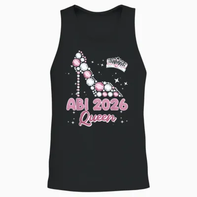 Abitur Queen Abi 2026 Abiturientinnen Lustiges Abitur Unisex Tank Top - Black