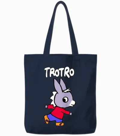 Child Trotro: Learning Adventure Cute Little Donkey Tote Bags - Navy