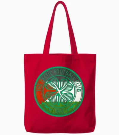 Celtic Palestine Tote Bags - Red