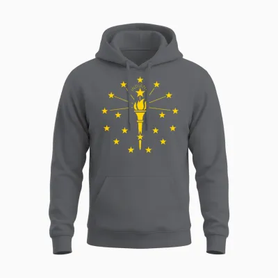 Indiana State Unisex Hoodie - Charcoal