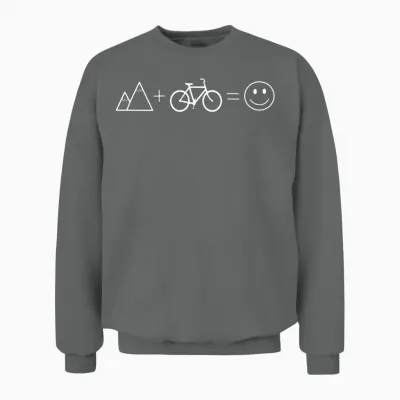 Mountain Bike Biker Cycling Pumptrack Outdoor Gift Unisex Sweatshirt - Graphite Heather