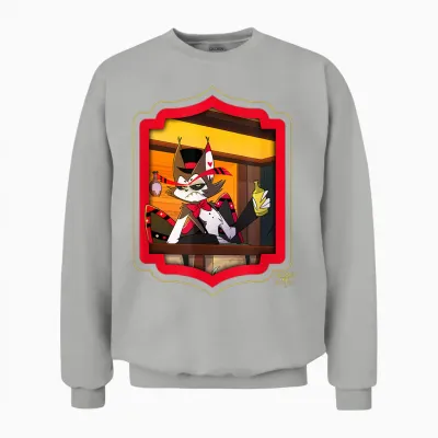 Hazbin Hotel - Husk Unisex Sweatshirt - Ash