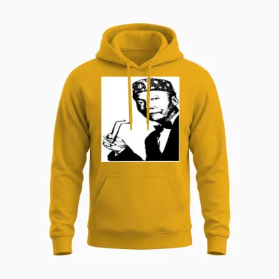 Elijah Muhammad (silhouette) Unisex Hoodie - Gold
