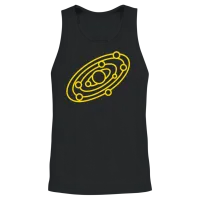 Solar System Unisex Tank Top - Black – 2
