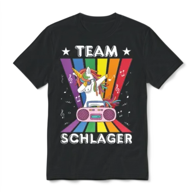 Folk Music Party Festival Outfit German Hits Unisex T-Shirt - Black
