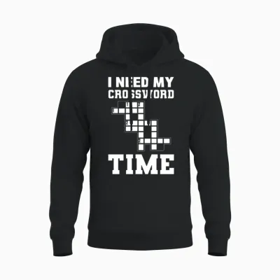 Crossword Puzzle Lover Dissectologist Unisex Hoodie - Black