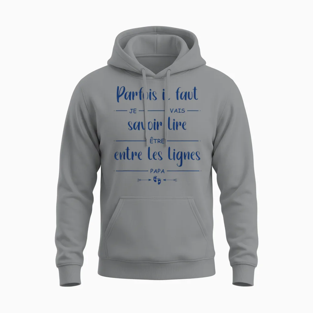 Future Dad Announcement Pregnancy Baby I'm Going to Be Dad T-Shirt, White, S Unisex Hoodie in Sport Grey