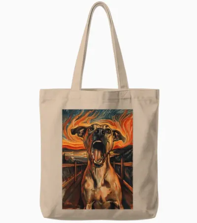 Dog Tote Bags - Natural