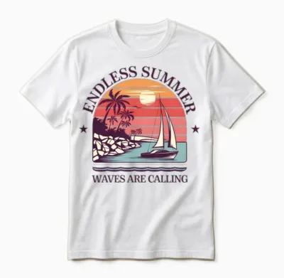 Waves Are Calling 1 Unisex T-Shirt - White