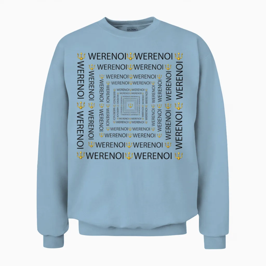 Tribute Were Noi β Fan De Rap French T-Shirt, Black, S Unisex Sweatshirt in Light Blue