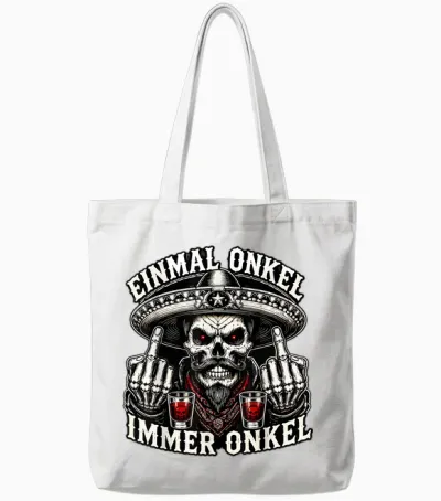 Einmal Onkel Immer Onkel - La Familia Mitten Unter Euch 2026 Tote Bags - White