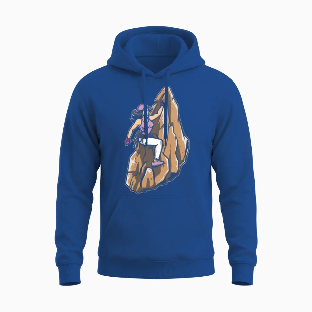 Hiking Hike Cool & Outdoors Unisex Hoodie in Royal