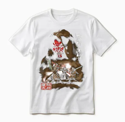 Star Wars Darth Maul Battle Portrait Unisex T-Shirt - White