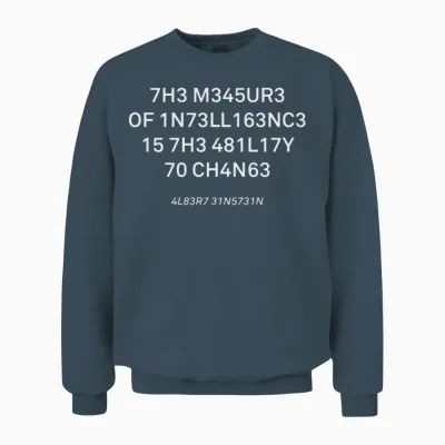 The Measure of Intelligence Unisex Sweatshirt - Dark Heather
