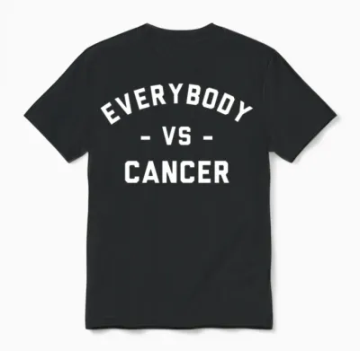 Everybody vs Cancer Unisex T-Shirt - Black