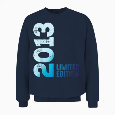Limited Edition Anniversary 2013 T-Shirt, Black, S Unisex Sweatshirt - Navy