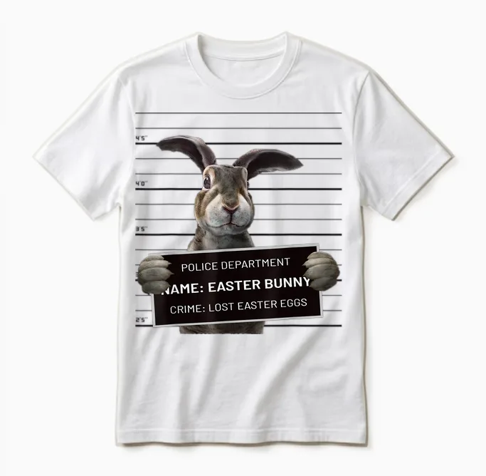 Coole Hasen-Grafik, Tolle Lustige Ostern Unisex T-Shirt in White