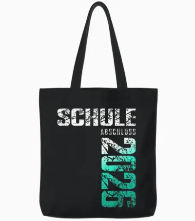 Schule Geschafft 2026 Schulabschluss Tote Bags - Black