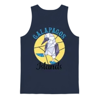 Galapagos Islands Unisex Tank Top - Navy – 1