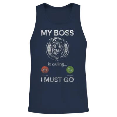 Pedigree Dog Service Dog Masters Courage Unisex Tank Top - Navy
