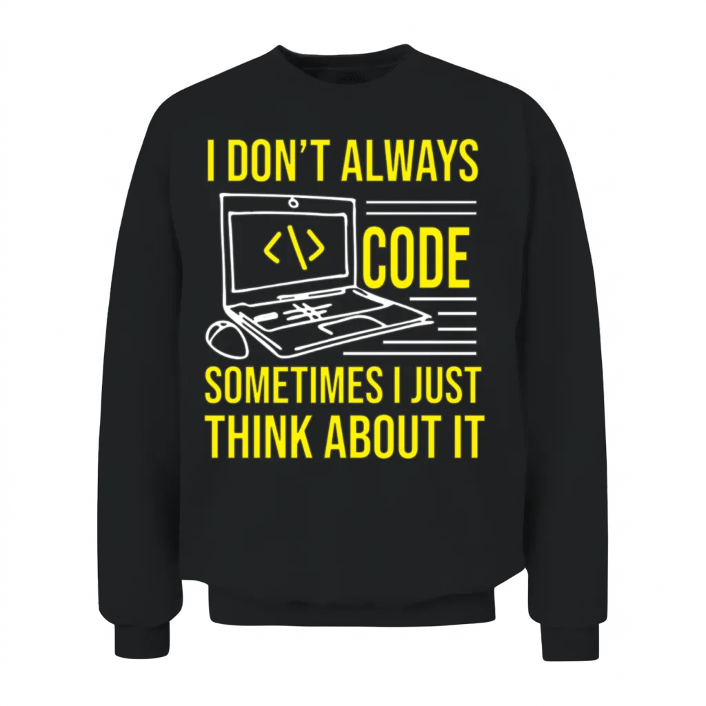 Funny Coding Coder β Programmers & It Gift Unisex Sweatshirt - Black