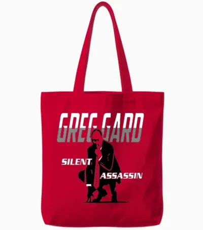 Greg Gard Silent Assassin Tote Bags - Red
