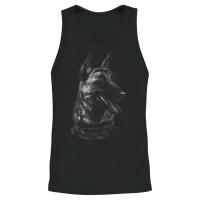 Dog Dogs Dog Lovers Dog Owners Malinois Belga Dog Unisex Tank Top - Black – 2