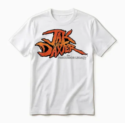 Playstation Jak and Daxter the Precursor Legacy Classic Logo Unisex T-Shirt - White