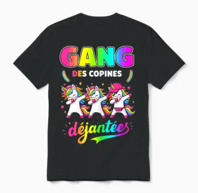 Gang of Girlfriends Dejanted Bride Future Bride Evjf Unisex T-Shirt - Black