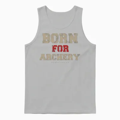Archery Sport Retro Unisex Tank Top - Ash