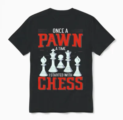 Chess Tournament Coach Chess Piece Queen Chess Day Unisex T-Shirt - Black