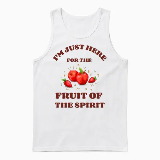 Fruit of the Spirit Unisex Tank Top in White