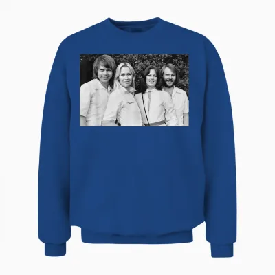 Abba — Portrait Der Schwedischen Popgruppe Arrival Promo 1976 Unisex Sweatshirt - Royal