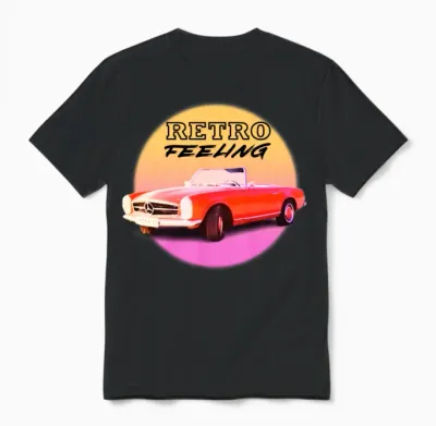 Retro Car Feeling 1 Unisex T-Shirt - Black
