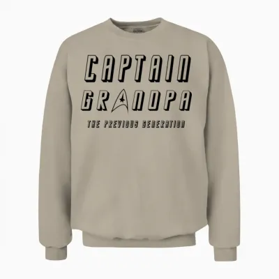 Captain Grandpa! Unisex Sweatshirt - Sand