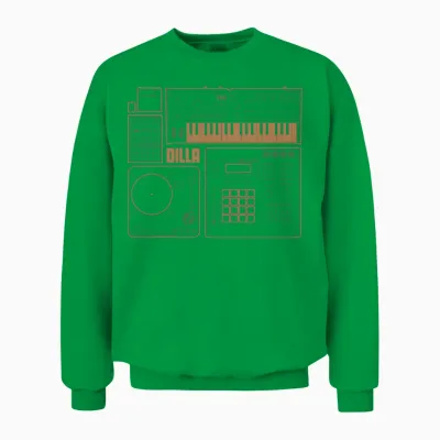 J Dilla Essentials Unisex Sweatshirt - Irish Green