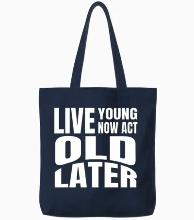 Sayings Funny Sayings Funny Statement Awesome Tote Bags - Navy
