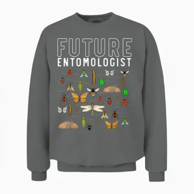 Zukünftiger Entomologe Jungen Mädchen Insekt Käfer Unisex Sweatshirt - Graphite Heather