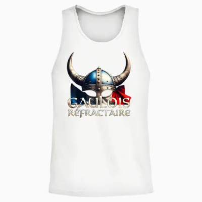 Patriotic Gaul Refractory Patriotic Patriotic Patriotic Unisex Tank Top - White