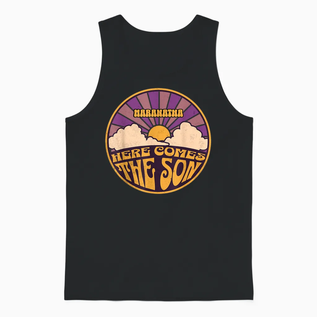 Maranatha: Hier Kommt Der Sohn Jesus, Revolution, Menschen, Ostern Unisex Tank Top in Black