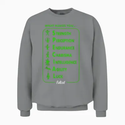 Fallout What Makes You Special Gaming Unisex Sweatshirt - Sport Grey