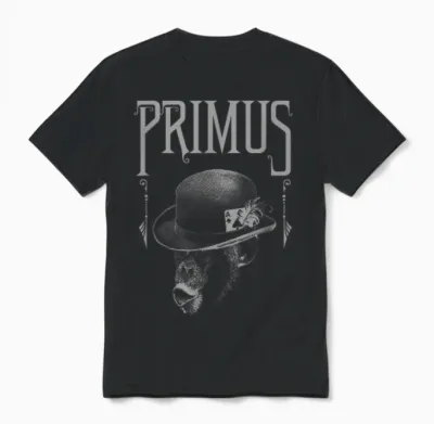 Primus Affe Unisex T-Shirt - Black