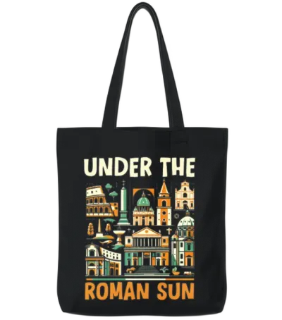Rome Italy Travel Italian Roma Italia I Love Rome Tote Bags - Black